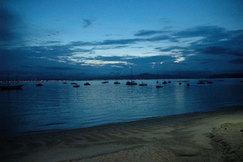 Marina ao entardecer